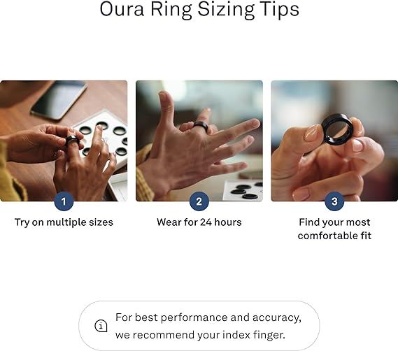 Oura Ring Gen3 Sizing Kit - Size Before You Buy The Oura Ring - Unique Sizing - Receive Credit for Purchase